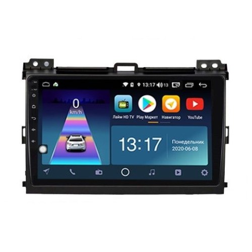 Штатная магнитола DayStar DS-8001Z с DSP + 4G SIM + CarPlay для Toyota Land Cruiser Prado 120 2002-2009 на Android 10.0