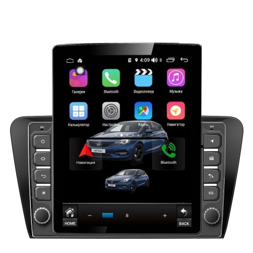 Магнитола Farcar RT483R (S300) TESLA для Skoda Octavia III (A7) 2013-2018 на Android 9.0