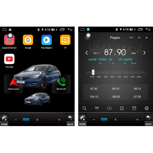 Магнитола Farcar RT061R (S300) TESLA для Subaru Outback (2009-2014) на Android 9.0