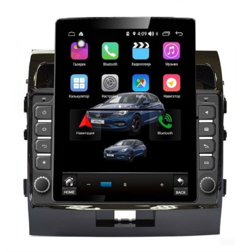 Магнитола Farcar RT381R (S300) TESLA для Toyota Land Cruiser 200 2007-2015 на Android 9.0