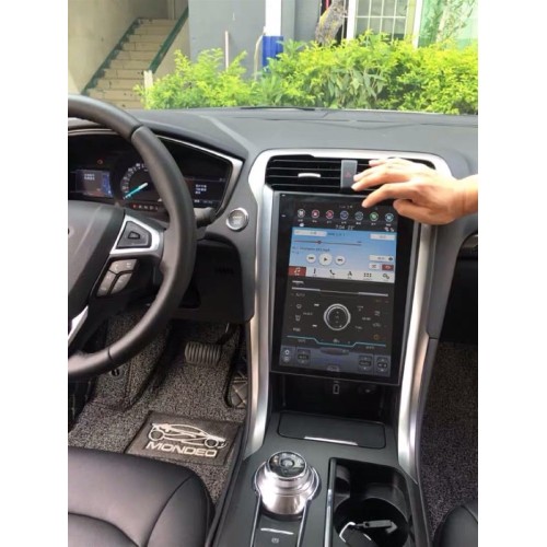 Магнитола Тесла CarMedia ZF-1201-S3-DSP Tesla-Style для Ford Mondeo V 2015-2022 top level на Android 9.0