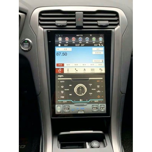Магнитола Тесла CarMedia ZF-1201-S3-DSP Tesla-Style для Ford Mondeo V 2015-2022 top level на Android 9.0