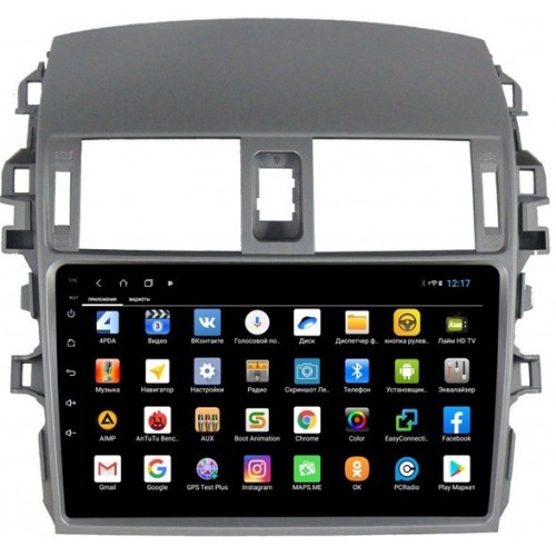 Штатная магнитола Parafar для Toyota Corolla 2007-2012 на Android 12.0 (PF974XHD)