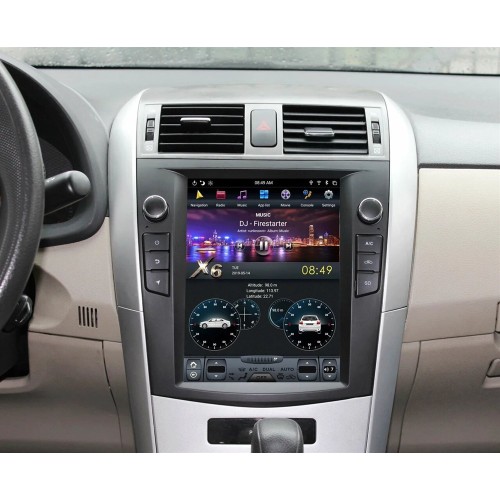 Магнитола Тесла CarMedia ZF-1063-DSP Tesla-Style для Toyota Corolla E140, E150 на Android 9.0