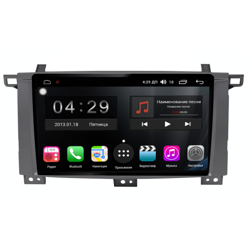Магнитола Farcar RL457/1234R (S300) для Toyota Land Cruiser 100 2002-2007 на Android 8.1