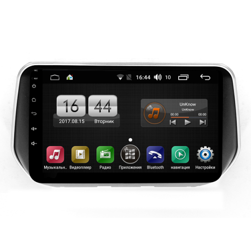Магнитола FARCAR LX1124R (S195) для Hyundai Santa Fe 2018+ на Android 8.1