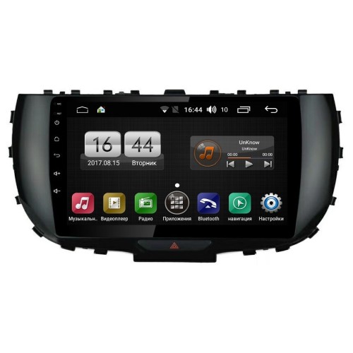 Магнитола FARCAR LX1214R (S195) для Kia Soul III 2019-2024 на Android 8.1