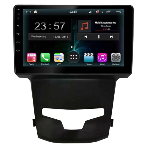 Магнитола FARCAR LX355R (S195) для Ssang Yong Actyon II 2013-2022 на Android 8.1