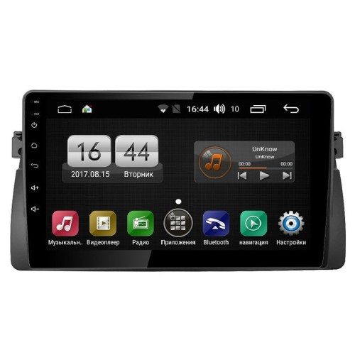 Магнитола FARCAR LX708R (S195) для BMW 3 (E46) на Android 8.1