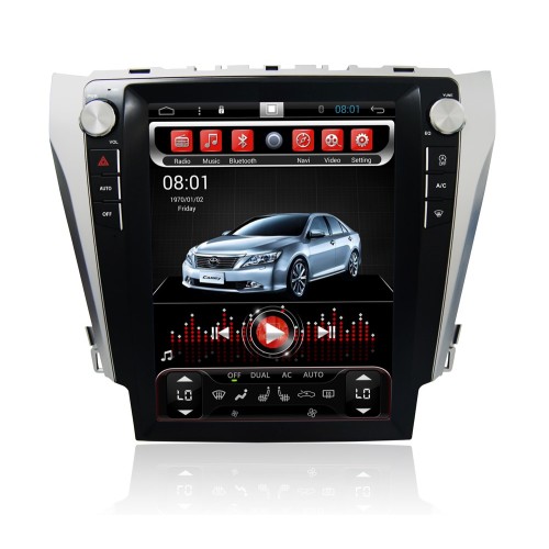 Штатная магнитола CarMedia SP-12103-S9 для Toyota Camry V50 2011-2014 на Android 8.1