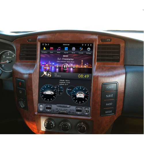 Магнитола Тесла CarMedia ZF-1270-DSP Tesla-Style для Nissan Patrol 2004-2010 low Y61 на Android 9.0