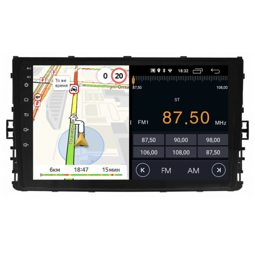 Штатная магнитола Parafar для Volkswagen Универсальная на Android 10.0 (PF047LTX)