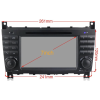 Магнитола CarMedia XN-M790-P30 MERCEDES G-класс W463 2007-2012, C-класс W203 рестайл 2004-2007, CLK, CLC, SLK на Android 10.0 купить по цене 33 800 руб.