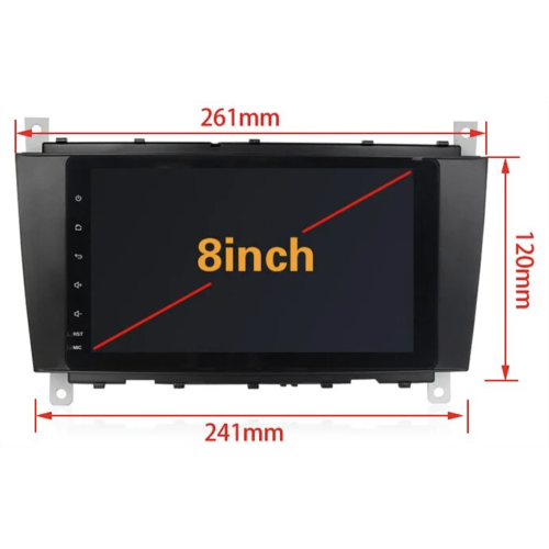 Магнитола CarMedia XN-M820-P6 MERCEDES G-класс (W463) 2007-2012, C-класс (W203) рестайл 2004-2007, CLK (W209) 2005-2010, CLC на Android 10.0 купить по цене 34 900 руб.