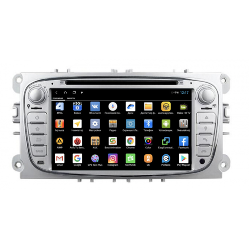Штатная магнитола Parafar для Ford Focus, Mondeo, S-Max, Galaxy, C-Max на Android 12.0 (PF148XHDDVDs)