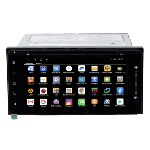Штатная магнитола Parafar PF071XHDDVD для Toyota универсальная на Android 12.0