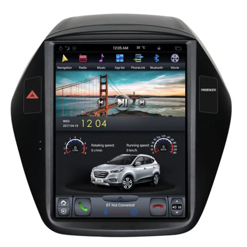 Магнитола Тесла CarMedia ZF-1092-DSP для Hyundai IX 35 2010 - 2015 на Android 9.0