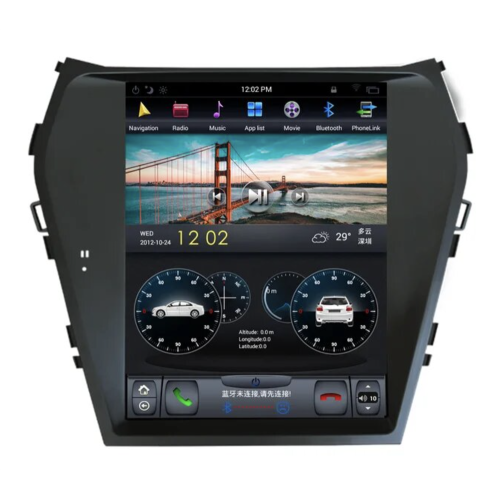 Магнитола Тесла CarMedia ZF-1157-DSP для Hyundai Santa Fe 2012 - 2019 на Android 9.0