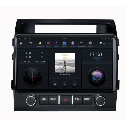 Магнитола Тесла CarMedia ZF-6025-DSP для TOYOTA Land Cruiser 200 2007-2015 на Android 9.0