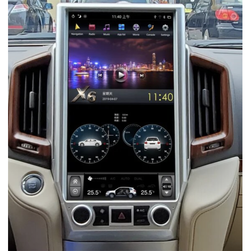 Магнитола Тесла CarMedia ZF-1829H-DSP для TOYOTA Land Cruiser 200 2015-2021