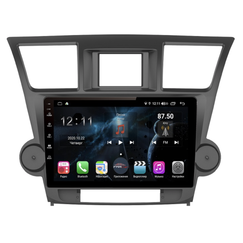Магнитола Farcar H035R+can (S400) для Toyota Highlander (U40) 2007-2013 на Android 10.0