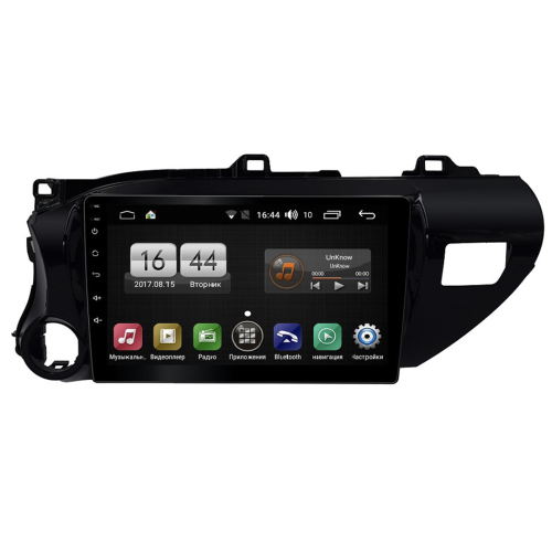 Магнитола Farcar H588/1077R (S400) для Toyota Hilux 2015-2020 на Android 10.0