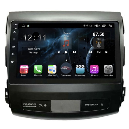 Магнитола Farcar H056R (S400) для Citroen C-Crosser 2007-2013 на Android 10.0
