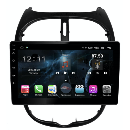 Магнитола Farcar H778R (S400) для Peugeot 206 1998-2012 на Android 10.0