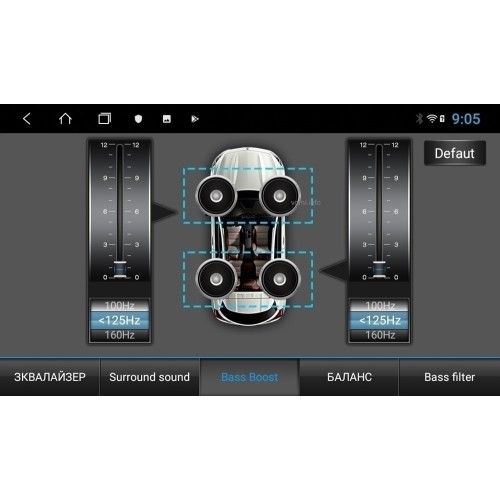 Штатная магнитола VOMI ST2747-TS9 для Mitsubishi Outlander II (XL) 2006-2012 на Android 10.0