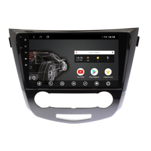 Штатная магнитола VOMI ST2813-TS9 для Nissan Qashqai J11 2014+ кондиционер на Android 10.0