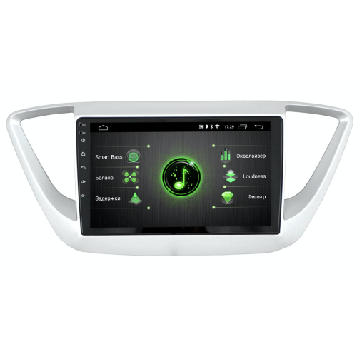 Штатная магнитола INCAR DTA-2402 для Hyundai Solaris II 2017-2020 на Android 10