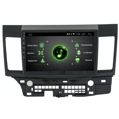Штатная магнитола INCAR DTA-6102 для Mitsubishi Lancer X 2007-2017 на Android 10