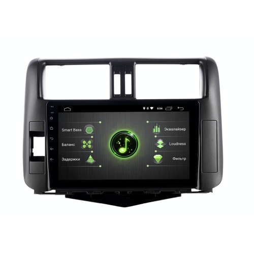 Штатная магнитола INCAR DTA-2207 для Toyota Land Cruiser Prado 150 2009-2013 на Android 10