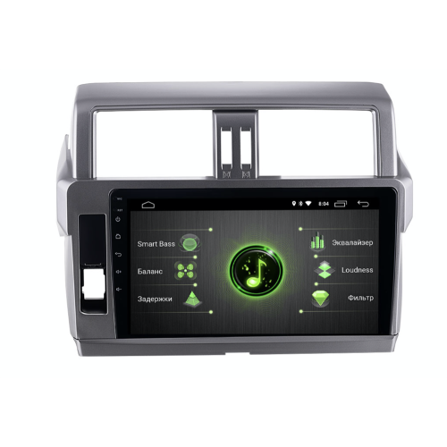Штатная магнитола INCAR DTA-2208 для Toyota Land Cruiser Prado 150 2014-2017 на Android 10