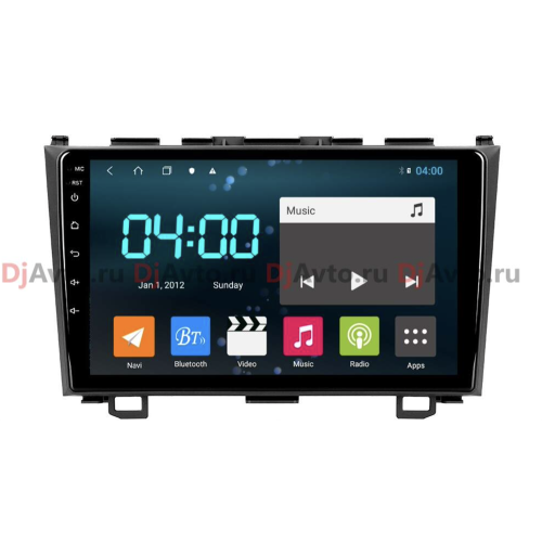Штатная магнитола DjAvto 4473 - 4015 для Honda CR-V III 2007 - 2012 c DSP на Android 9.0