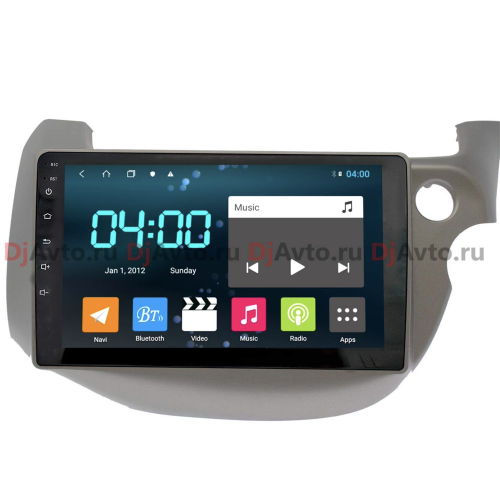 Штатная магнитола DjAvto 4475-4018 для Honda Fit, Jazz (Правый Руль) 2007-2013 c DSP на Android 9.0