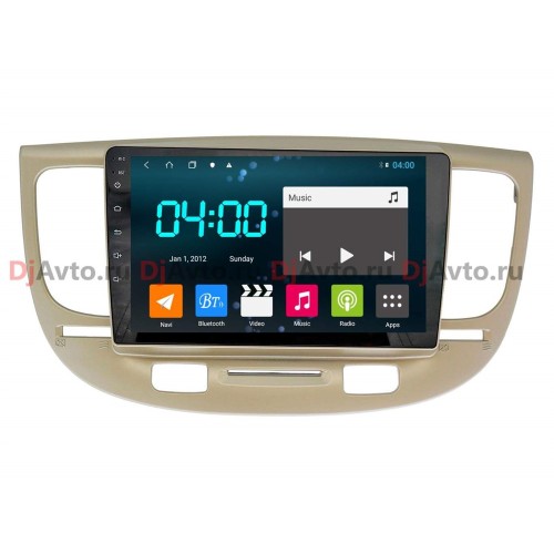 Штатная магнитола DjAvto 4641 - 4015 Для Kia Rio II 2007 - 2011 c DSP на Android 9.0