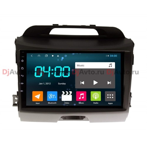 Штатная магнитола DjAvto 4493 - 4015 для Kia Sportage 2010 - 2016 c DSP на Android 9.0