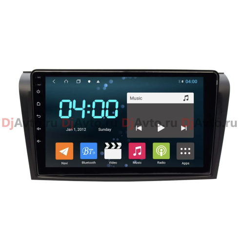 Штатная магнитола DjAvto 4502-4015 для Mazda 3, Axela 2003-2009 c DSP на Android 9.0