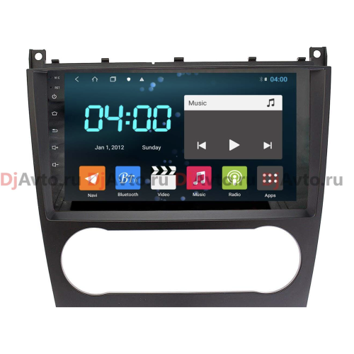 Штатная магнитола DjAvto 4456 - 4015 для Mercedes-Benz C Class (W203), Clk-Class (W209) 2005-2010 c DSP на Android 9.0