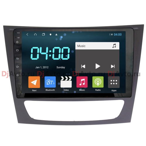 Штатная магнитола DjAvto 4458-4015 для Mercedes-Benz E-Class (W211), CLS- Class (C219) 2002-2009 c DSP на Android 9.0