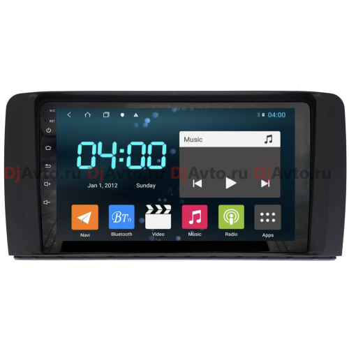 Штатная магнитола DjAvto 4452-4015 для Mercedes-Benz R-Class 2004-2011 c DSP на Android 9.0