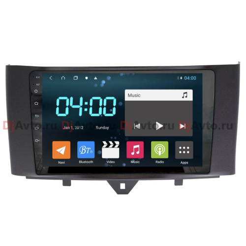 Штатная магнитола DjAvto 4597-4015 для Mercedes-Benz Smart 2007 - 2015 c DSP на Android 9.0
