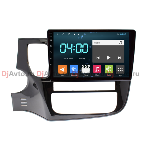 Штатная магнитола DjAvto 4606-4018 для Mitsubishi Outlander III 2013-2020 c DSP на Android 9.0