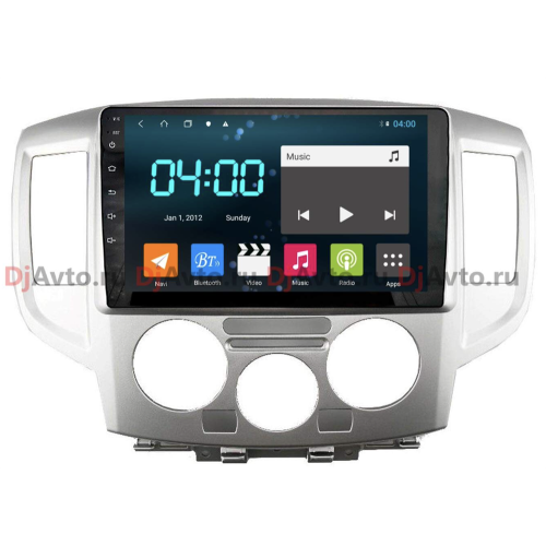 Штатная магнитола DjAvto 4607-4015 для Nissan NV200 2009-2025 c DSP на Android 9.0