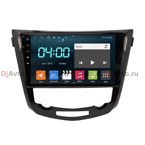 Штатная магнитола DjAvto 4511-4018 для Nissan Qashqai II, X-Trail III (T32) 2014-2019 c DSP на Android 9.0