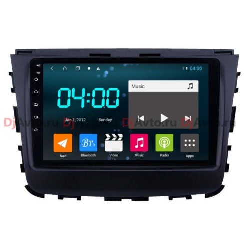 Штатная магнитола DjAvto 4526-4015 для Ssang Yong Rexton 2018-2023 c DSP на Android 9.0