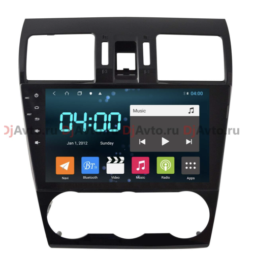 Штатная магнитола DjAvto 4660-4018 для Subaru XV, Impreza IV 2012-2017, Forester IV 2013-2014 c DSP на Android 9.0