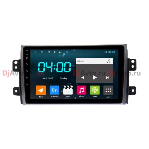 Штатная магнитола DjAvto 4525-4015 для Suzuki SX4 I 2006-2014 c DSP на Android 9.0