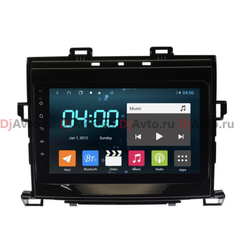 Штатная магнитола DjAvto 4541-4015 для Toyota Alphard II 2008-2014 c DSP на Android 9.0
